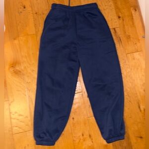 Navy Blue Oversized Jogger Pants